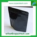 white dark stand up pouch zipper bags