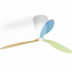 Luceplan Blow Fan: Modern Ceiling Fan with Light