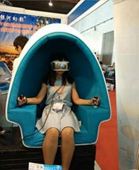 9D virtual Reality Glasses with Egg Machine Game Simulator Cinema