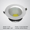 LED down light 5W 10W 20W 30W 1