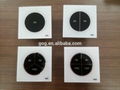 crystal glass material wall switch and socket 2