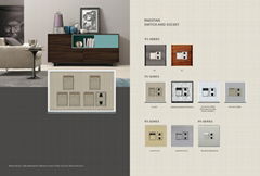 pakistan style wall switches and sockets 8+2