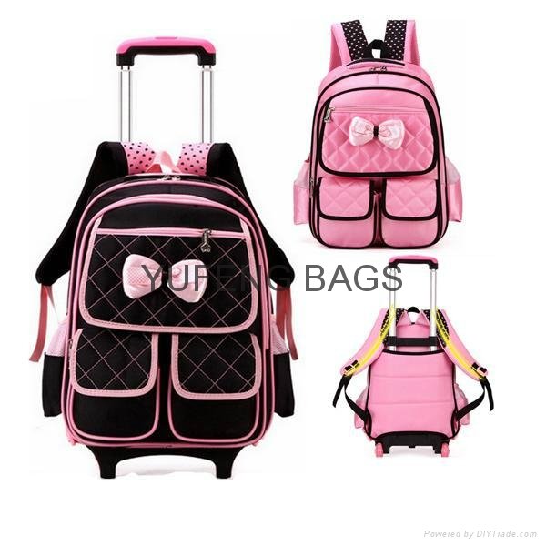 Wholesale in China New Baby Polyester KidS Child Cartoon Cute Backpack Schoolbag