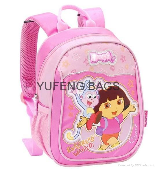 Hot selling dora the explorer backpack children school bag kindergarten school b 3