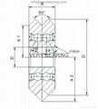 W3X size12×45.72×15.88mm Dual V Guide Wheel,V Groove Track Roller Bearings made  2