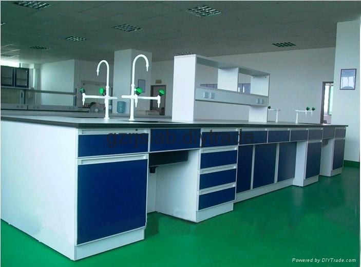 Chemistry Laboratory Furniture Floor Mounted Full Steel Workbench For School 