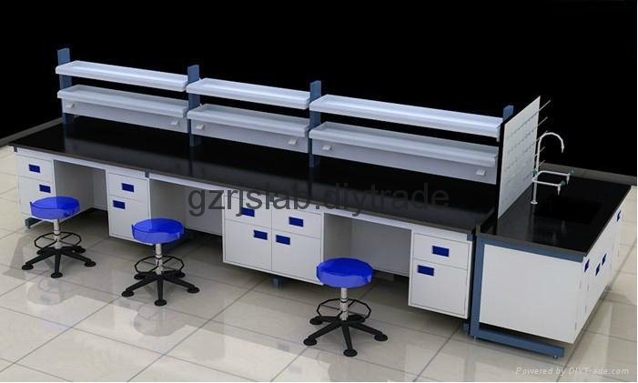 medical equipments laboratory island table lab furniture workbench  2