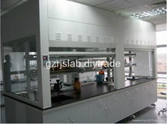 Stainless steel chemistry laboratory fume exhaust hood