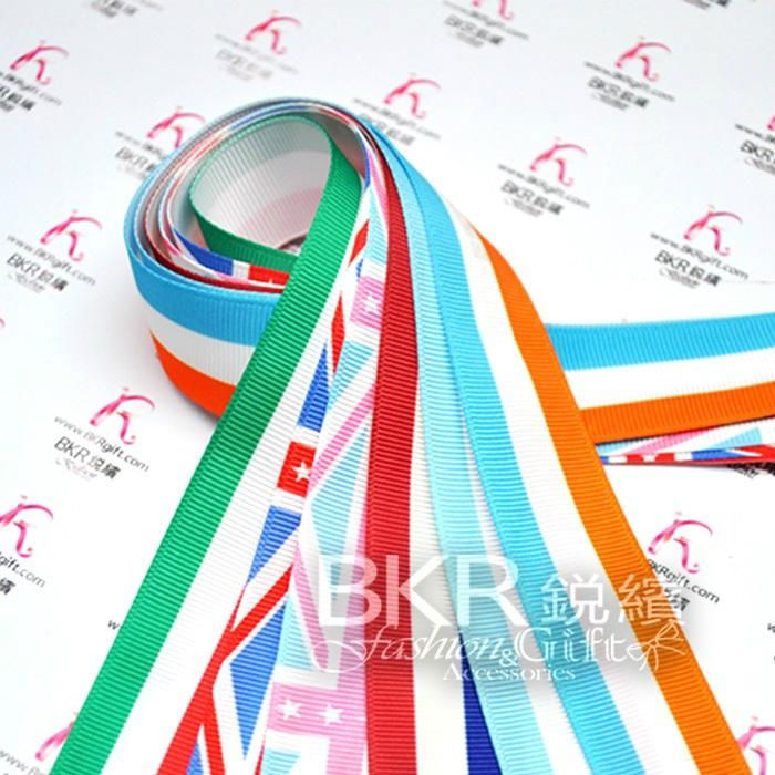 printed ribbons of nylon, polyester and stain materials 3