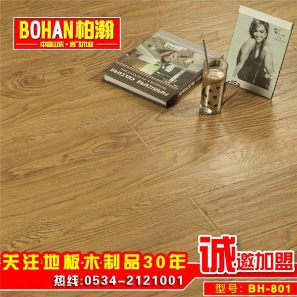 Bai Han floor heating geothermal laminate flooring manufacturers CE standard 2