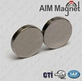 Nickel Coating Disc Neodymium Ndfeb Magnet 10x2mm