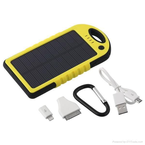 Waterproof Solar Charger 5000mAh Mobile Solar Charger WT-S011 2