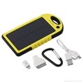 Waterproof Solar Charger 5000mAh Mobile Solar Charger WT-S011 2
