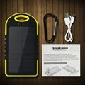 Waterproof Solar Charger 5000mAh Mobile Solar Charger WT-S011 3