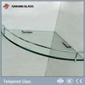 12mm Tempered Bathroom Glass Shelf