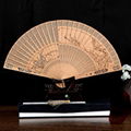 [professional] pure craft to create exquisite folding wooden fan (welcome to buy 2