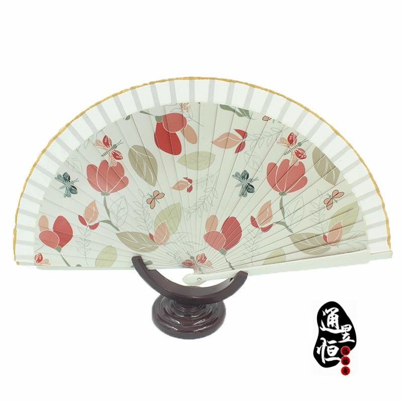 [professional] pure craft to create exquisite folding wooden fan (welcome to buy 3