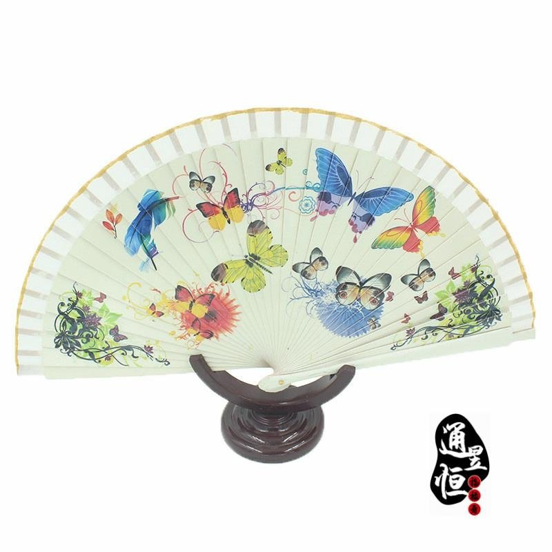 [professional] pure craft to create exquisite folding wooden fan (welcome to buy 2