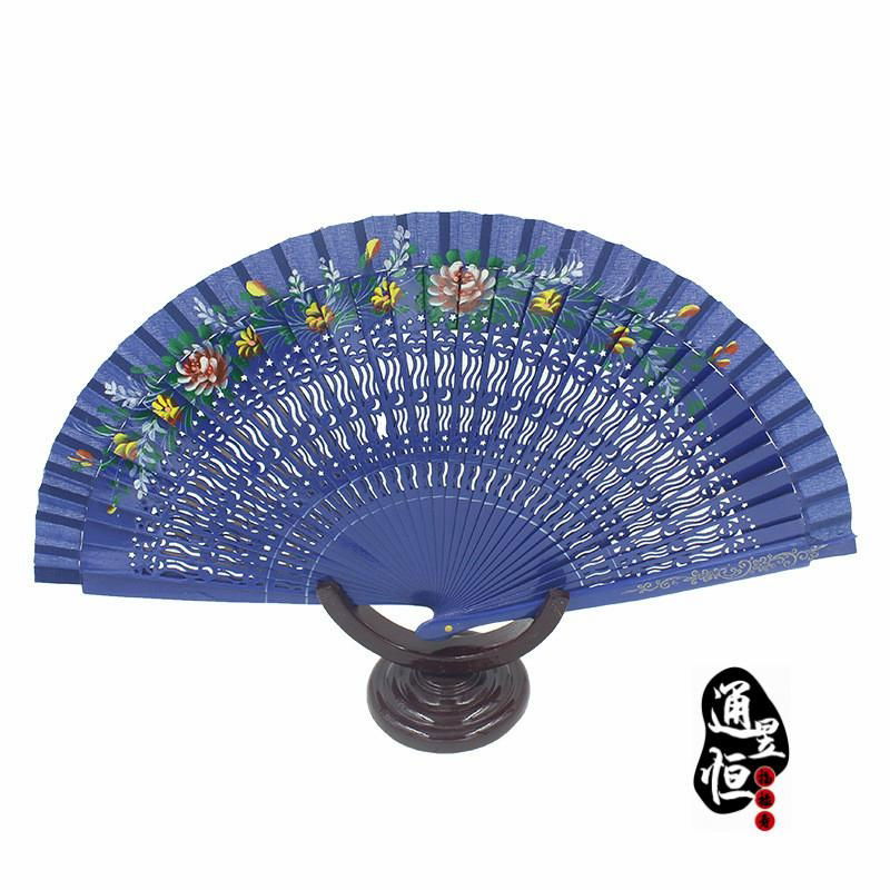 [professional] pure craft to create exquisite folding wooden fan (welcome to buy 5