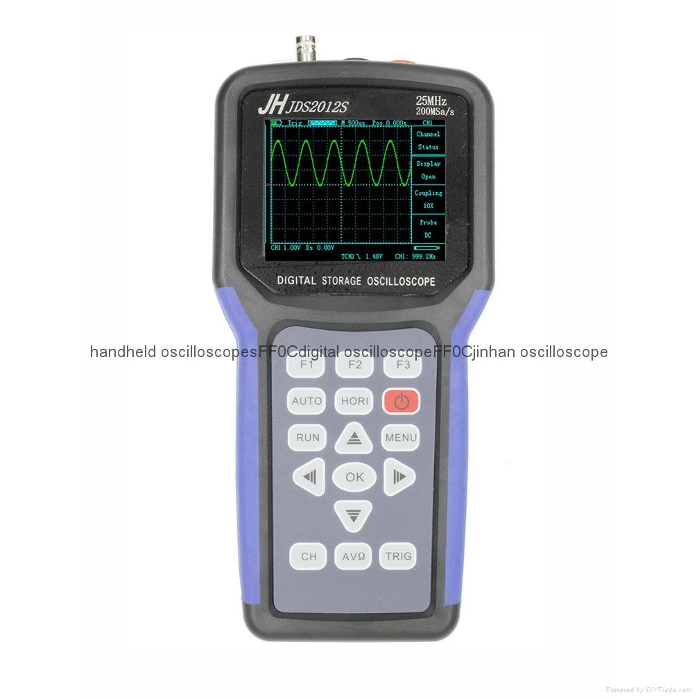 Jinhan 20MHz 200MSa/s handheld Digital oscilloscope and 4000 counts Digital Mult