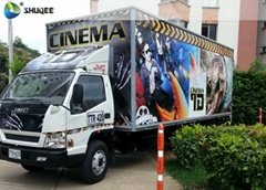 2015 High Return Truck Mobile 7D Cinema 7D Movie Theater With Factory Price 