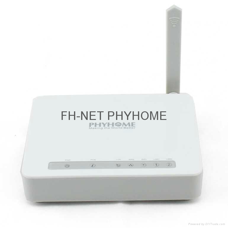 GEPON ONU 2ports with WIFI FHR1201K PHYHOME (China Manufacturer