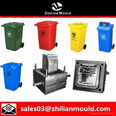 Custom oem plastic injection dustbin mold