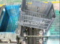 Custom oem plastic injection shopping basket mold 2