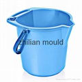 Custom oem plastic injection mop bucket mold 4