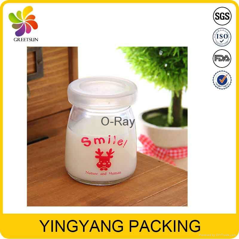 customized glass milk bottle for sale 3