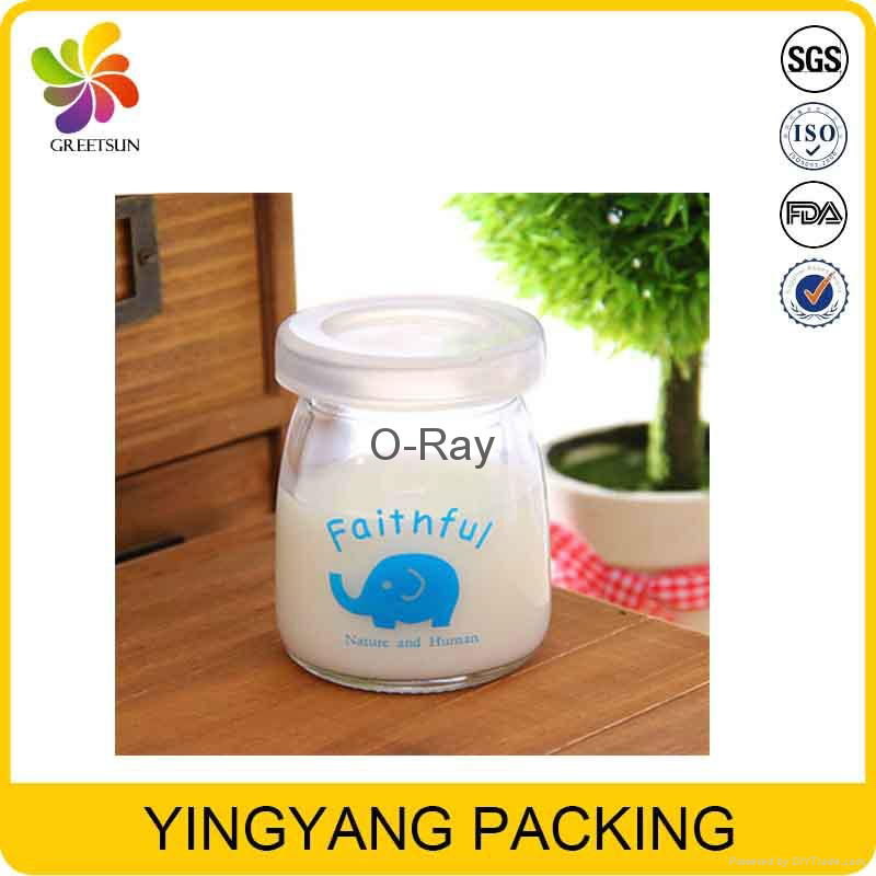 customized glass milk bottle for sale 4