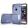 Wholesale Cooler series  mesh ventilated PC TPU  case cover for iphone 6s plus 1