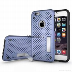 Wholesale Cooler series  mesh ventilated PC TPU  case cover for iphone 6s plus