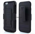 Wholesale hard armor pc case for iphone 6s/6s plus stander