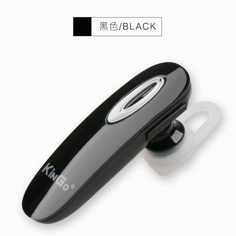 Hot Selling Kingo Multifunctional Portable Clip-on Stereo Bluetooth Earphone wit 5