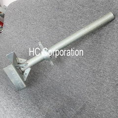 u head steel scaffolding screw base jack