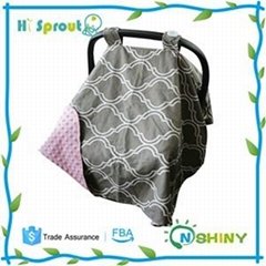 Grey Cloud Geometry Newborn Baby Carrier Seat Cover