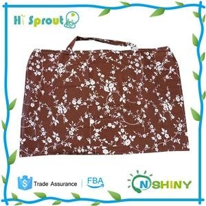 Brown and White Color Baby Nursing Coverage