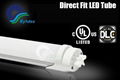 UL DLC Pure White PC Led Tube T8 22w 24w