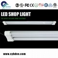 DLC ul electronic ballast compatible led tube shop light with 5 years warranty