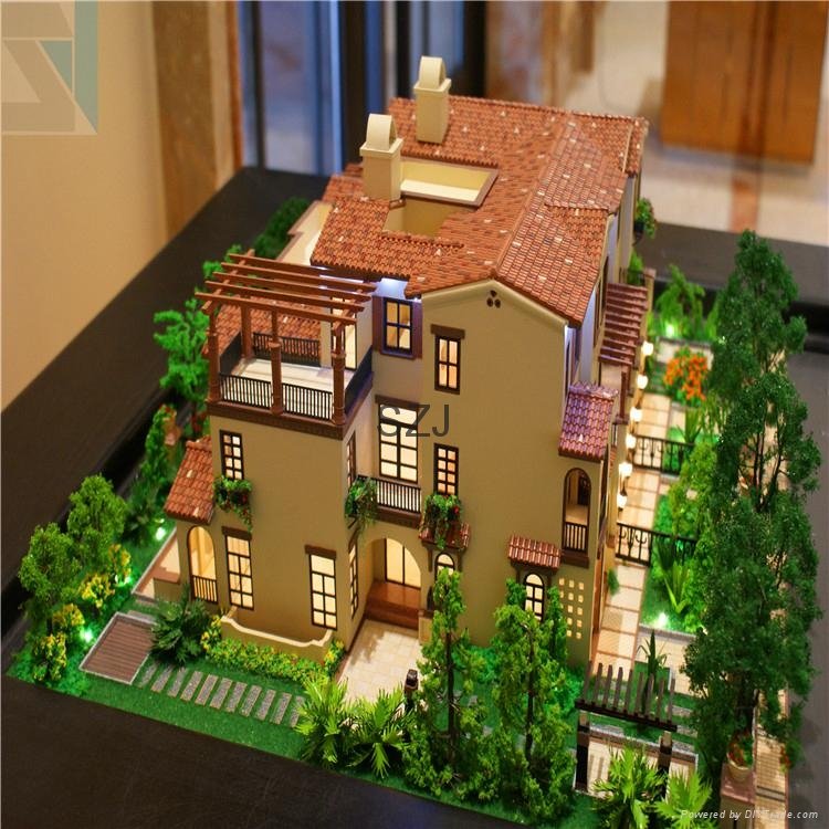 architectural model Perfect handmade skill villa models