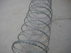 galvanized razor wire