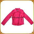 Ladie's Zipper Washed PU Jacket-Wholesale Only 1