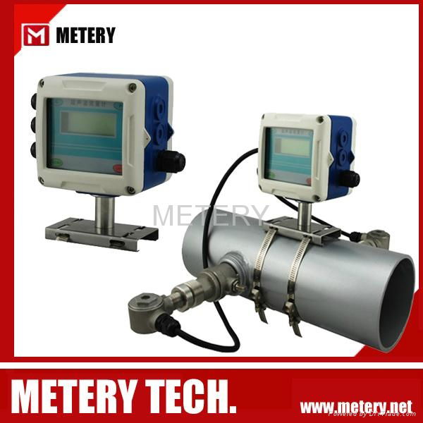 Pipe water ultrasonic flow meter MT100PU