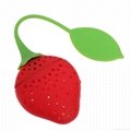 Patented strawberry tea infuser  3