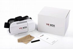 3D塑料白色眼镜 vr box