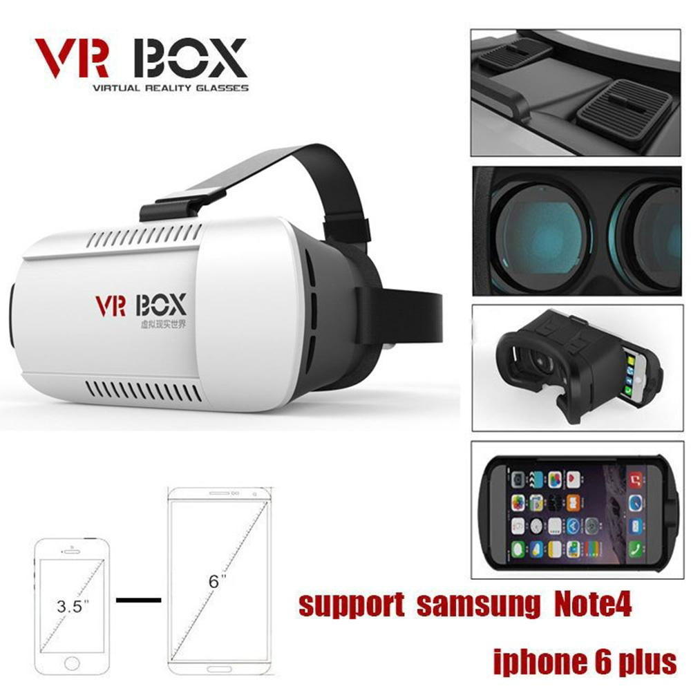 3D塑料白色眼镜 vr box 5