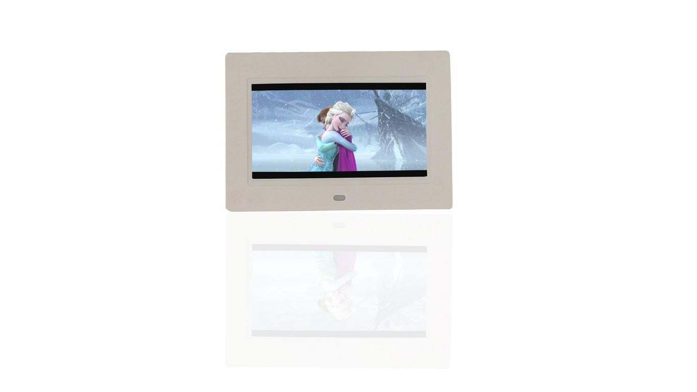 7 inch digital photo frame LCD cheap picture frames with clock slideshow 4