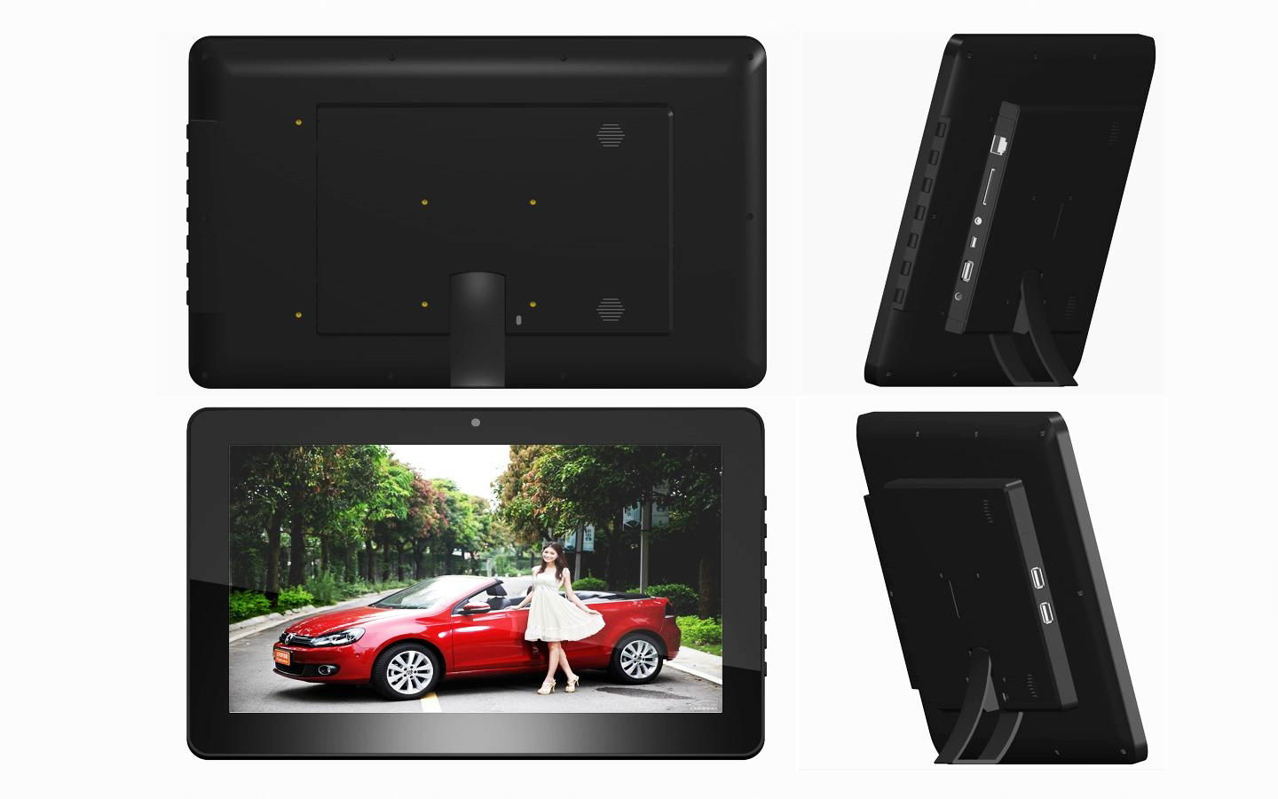 15.6" inch Large digital photo picture frames battery operated big video display 5