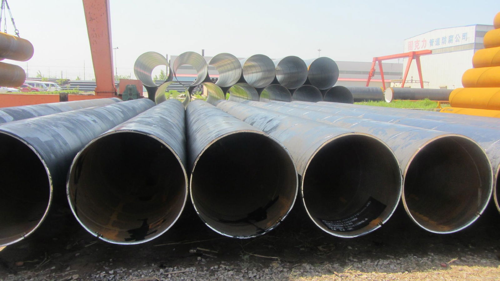 Spiral Welded API 5L Carbon Steel SSAW Pipe 4